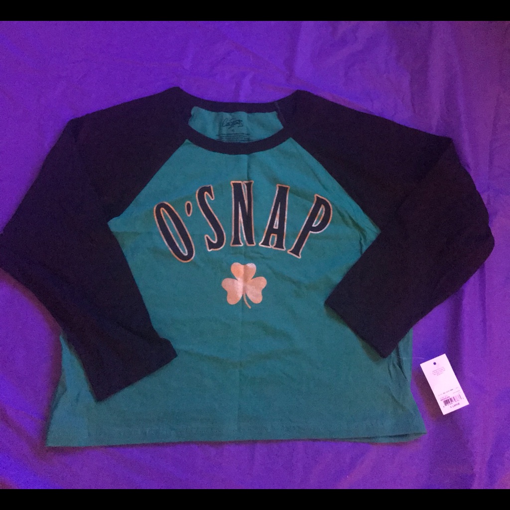 City Streets O Snap Mid Rise Crop Top Xl